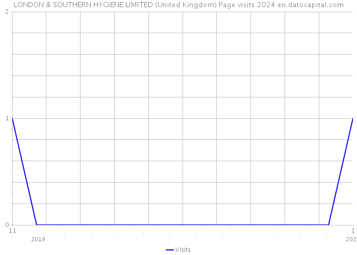 LONDON & SOUTHERN HYGIENE LIMITED (United Kingdom) Page visits 2024 