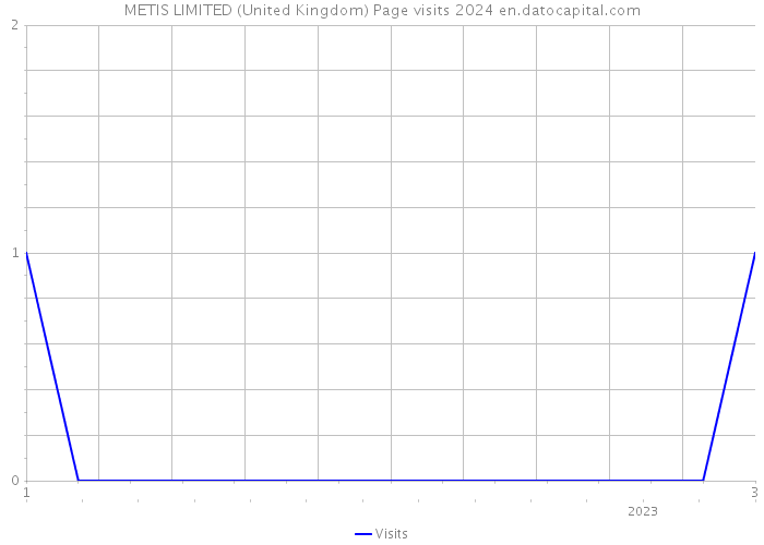 METIS LIMITED (United Kingdom) Page visits 2024 