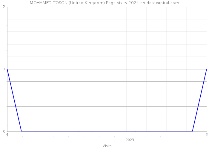 MOHAMED TOSON (United Kingdom) Page visits 2024 