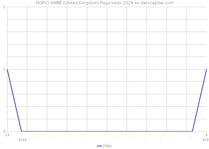 NORIO AMBE (United Kingdom) Page visits 2024 