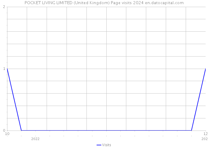 POCKET LIVING LIMITED (United Kingdom) Page visits 2024 