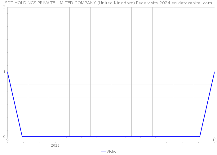 SDT HOLDINGS PRIVATE LIMITED COMPANY (United Kingdom) Page visits 2024 