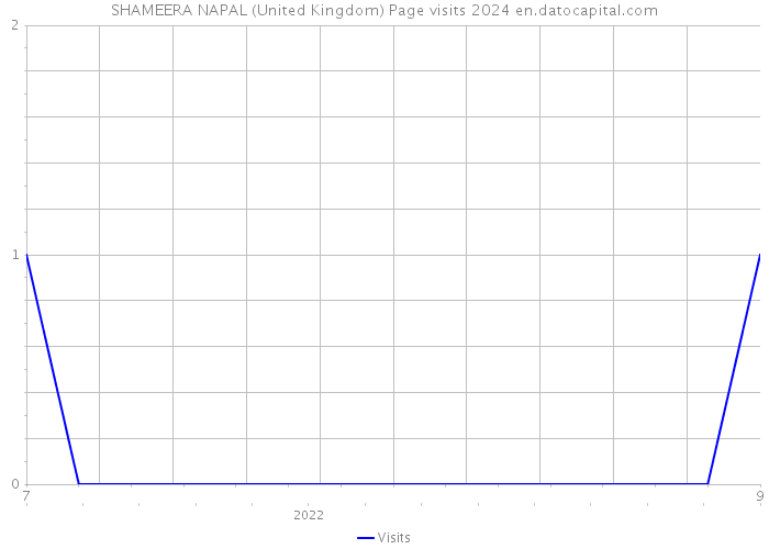 SHAMEERA NAPAL (United Kingdom) Page visits 2024 