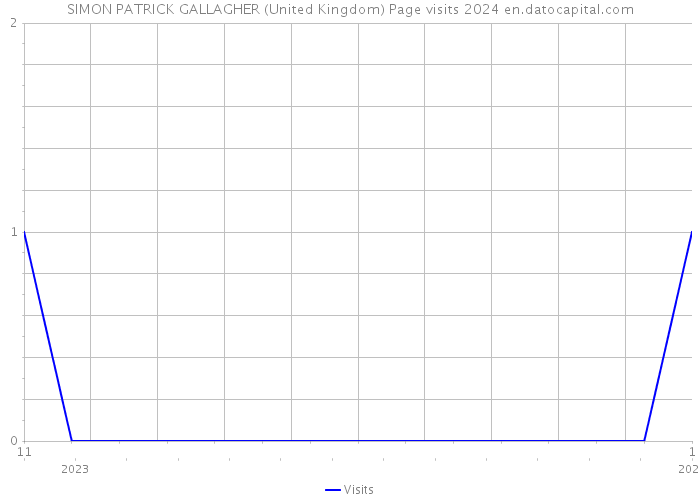 SIMON PATRICK GALLAGHER (United Kingdom) Page visits 2024 