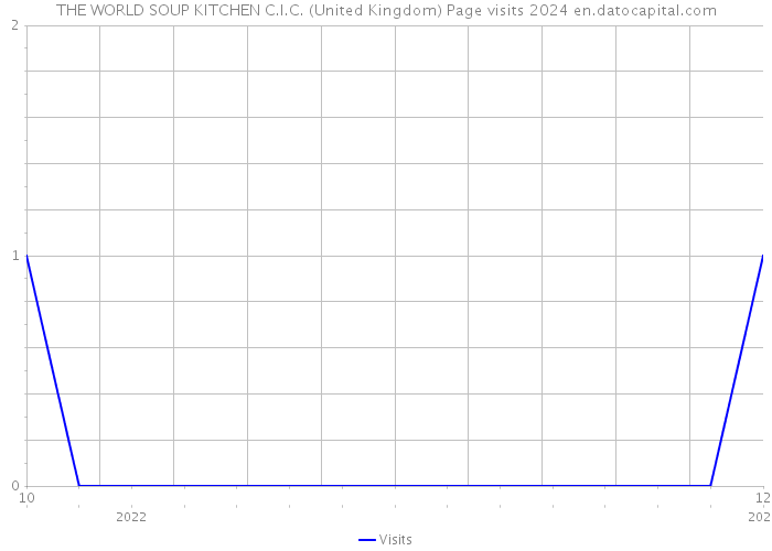 THE WORLD SOUP KITCHEN C.I.C. (United Kingdom) Page visits 2024 