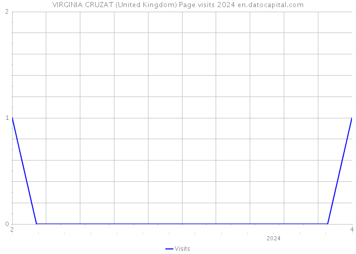 VIRGINIA CRUZAT (United Kingdom) Page visits 2024 