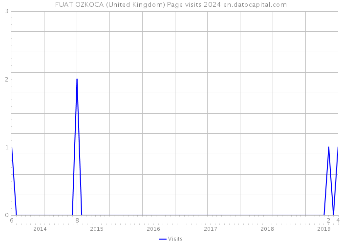 FUAT OZKOCA (United Kingdom) Page visits 2024 