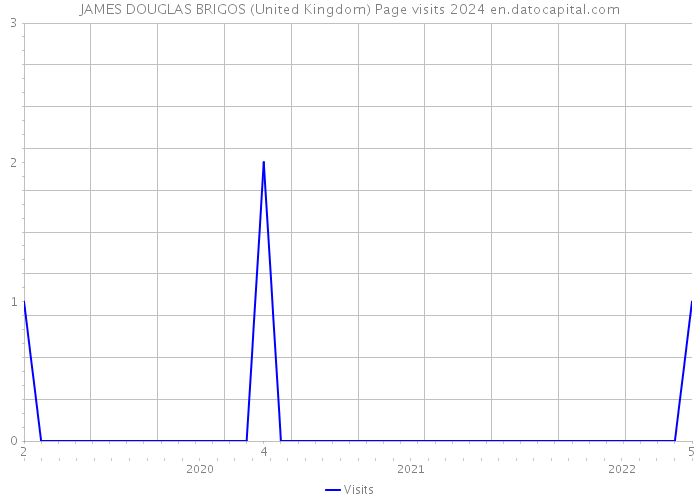 JAMES DOUGLAS BRIGOS (United Kingdom) Page visits 2024 