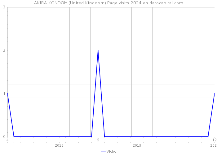 AKIRA KONDOH (United Kingdom) Page visits 2024 