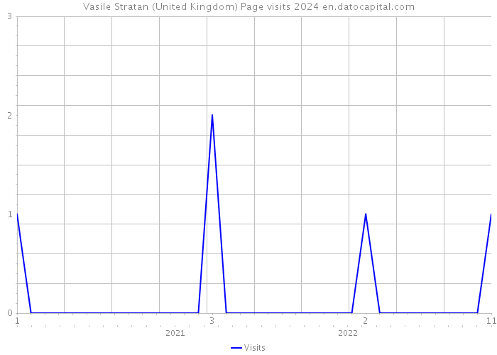 Vasile Stratan (United Kingdom) Page visits 2024 