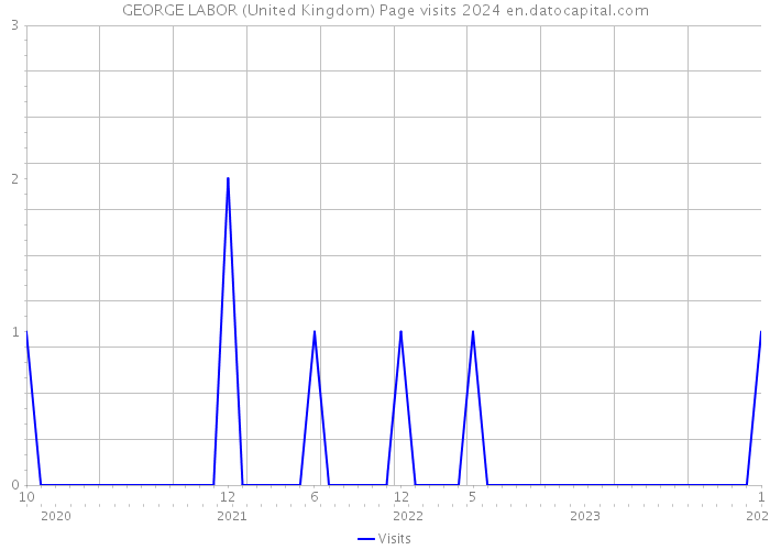 GEORGE LABOR (United Kingdom) Page visits 2024 