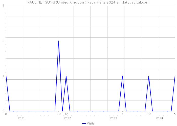 PAULINE TSUNG (United Kingdom) Page visits 2024 