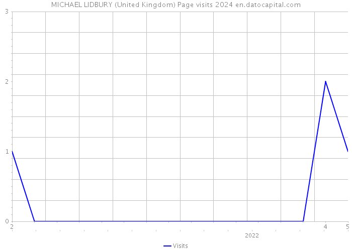 MICHAEL LIDBURY (United Kingdom) Page visits 2024 