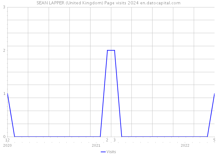 SEAN LAPPER (United Kingdom) Page visits 2024 