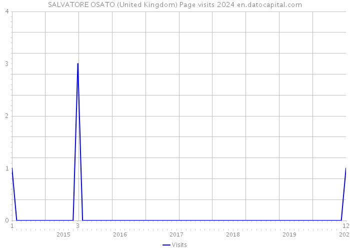 SALVATORE OSATO (United Kingdom) Page visits 2024 