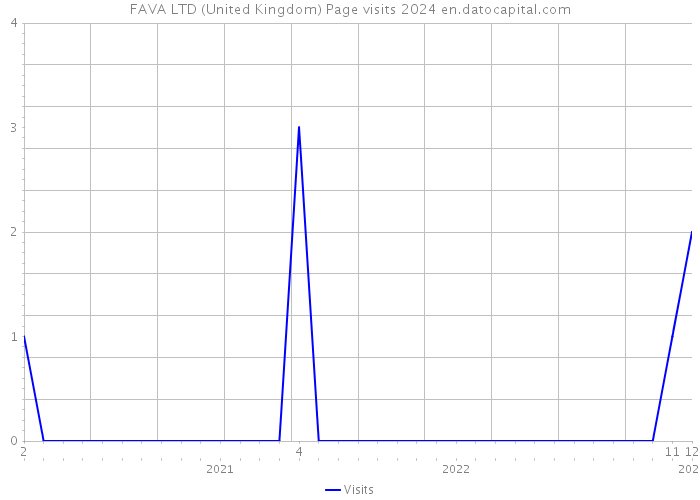 FAVA LTD (United Kingdom) Page visits 2024 