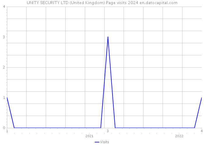 UNITY SECURITY LTD (United Kingdom) Page visits 2024 
