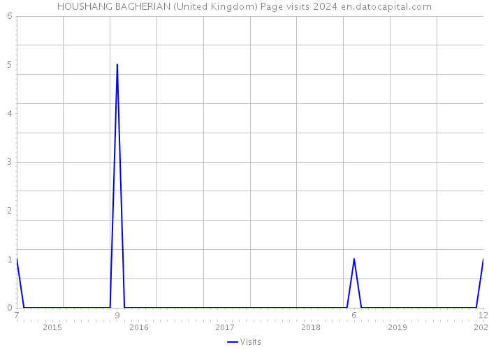 HOUSHANG BAGHERIAN (United Kingdom) Page visits 2024 
