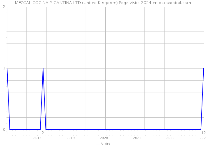 MEZCAL COCINA Y CANTINA LTD (United Kingdom) Page visits 2024 