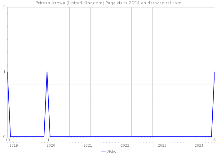 Pritesh Jethwa (United Kingdom) Page visits 2024 