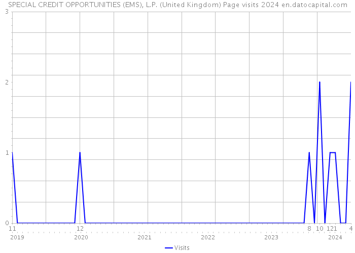SPECIAL CREDIT OPPORTUNITIES (EMS), L.P. (United Kingdom) Page visits 2024 