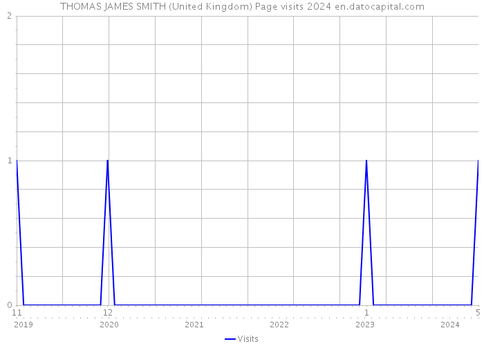 THOMAS JAMES SMITH (United Kingdom) Page visits 2024 