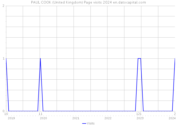 PAUL COOK (United Kingdom) Page visits 2024 