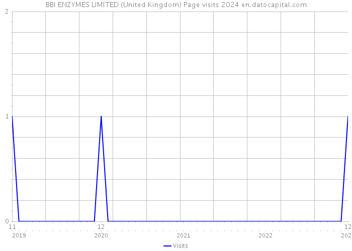 BBI ENZYMES LIMITED (United Kingdom) Page visits 2024 