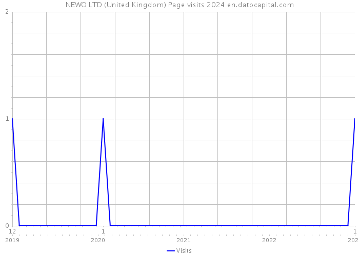 NEWO LTD (United Kingdom) Page visits 2024 