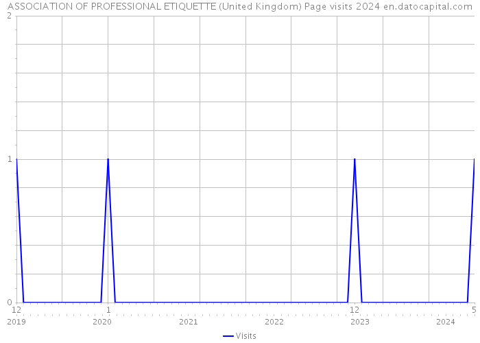 ASSOCIATION OF PROFESSIONAL ETIQUETTE (United Kingdom) Page visits 2024 