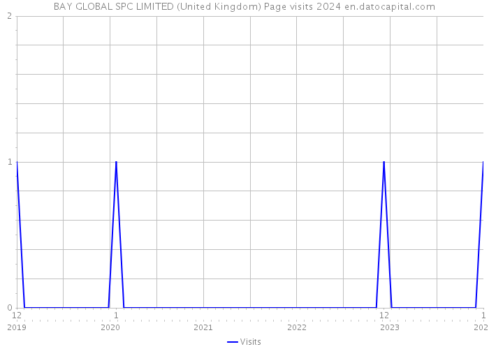 BAY GLOBAL SPC LIMITED (United Kingdom) Page visits 2024 
