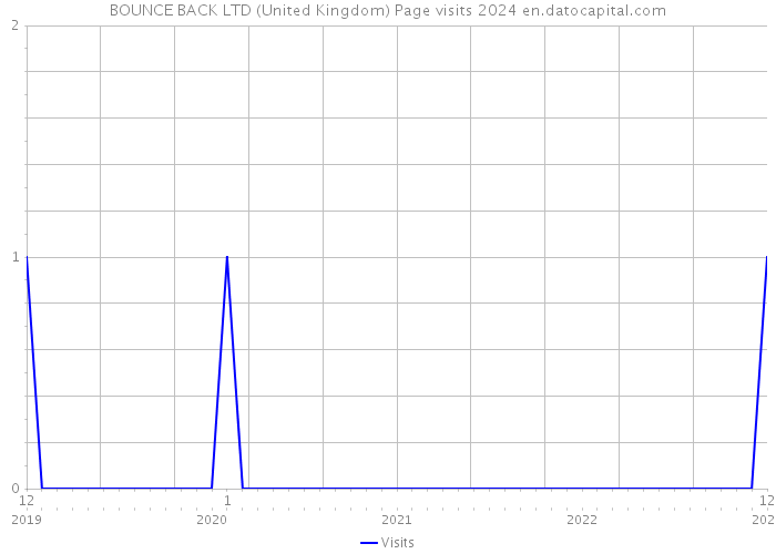 BOUNCE BACK LTD (United Kingdom) Page visits 2024 