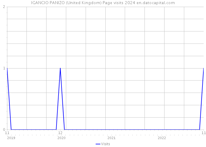 IGANCIO PANIZO (United Kingdom) Page visits 2024 