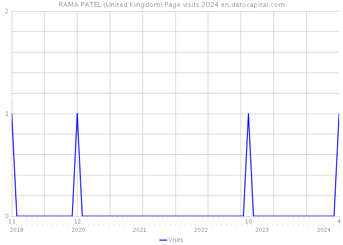 RAMA PATEL (United Kingdom) Page visits 2024 