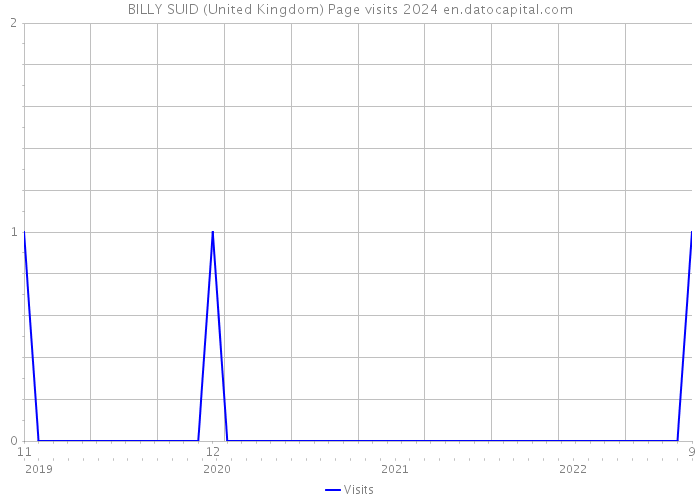 BILLY SUID (United Kingdom) Page visits 2024 