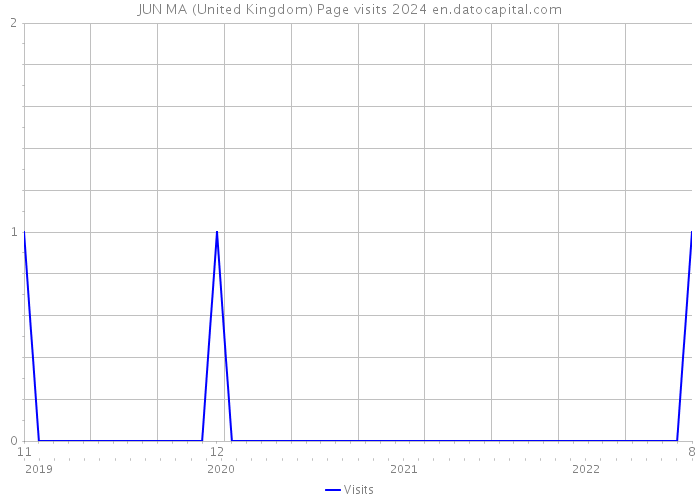 JUN MA (United Kingdom) Page visits 2024 