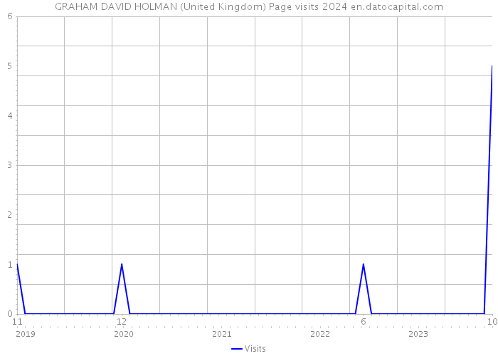 GRAHAM DAVID HOLMAN (United Kingdom) Page visits 2024 