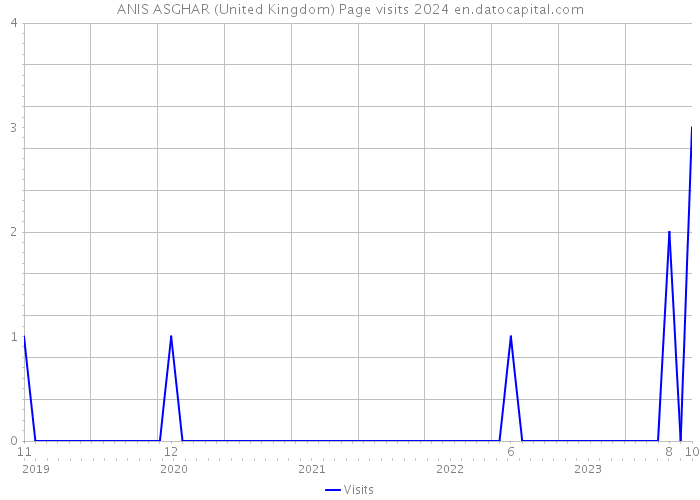 ANIS ASGHAR (United Kingdom) Page visits 2024 