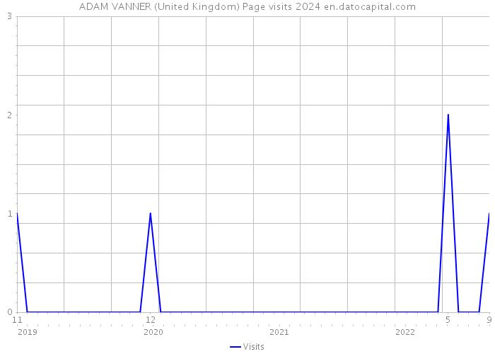 ADAM VANNER (United Kingdom) Page visits 2024 