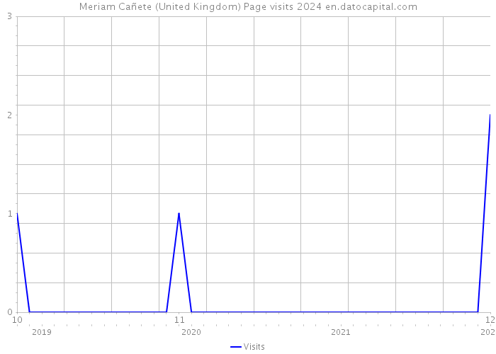 Meriam Cañete (United Kingdom) Page visits 2024 