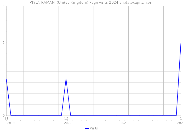RIYEN RAMANI (United Kingdom) Page visits 2024 