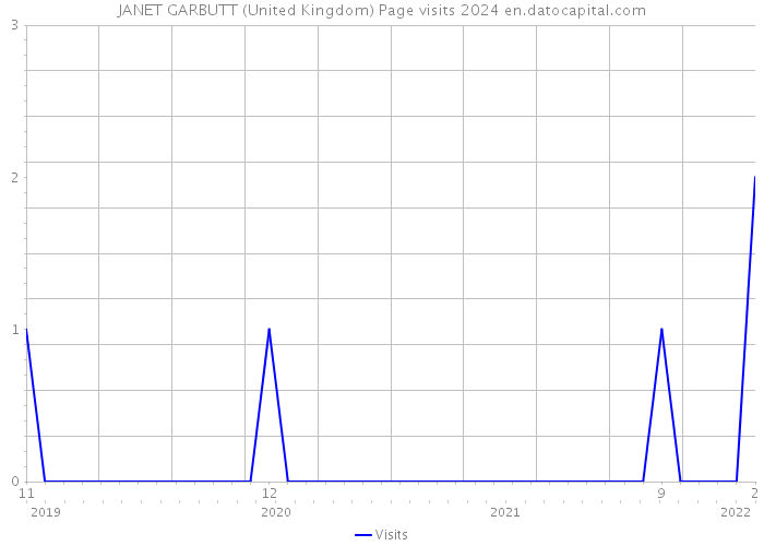JANET GARBUTT (United Kingdom) Page visits 2024 