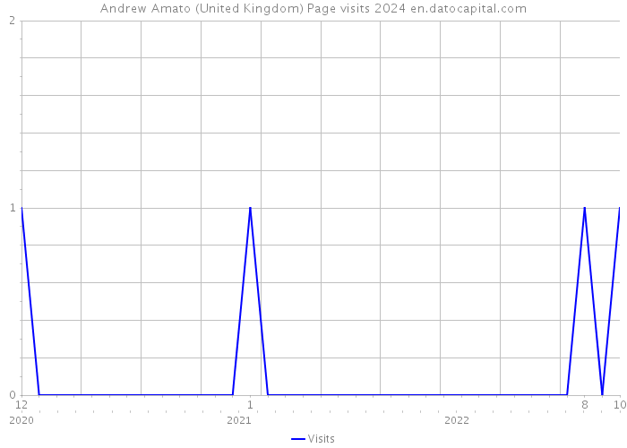 Andrew Amato (United Kingdom) Page visits 2024 