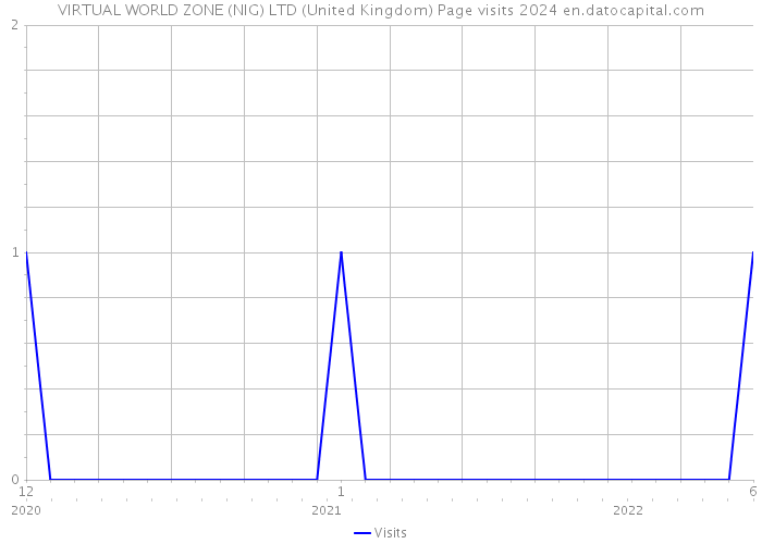 VIRTUAL WORLD ZONE (NIG) LTD (United Kingdom) Page visits 2024 