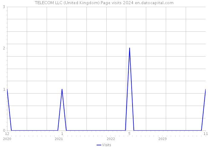 TELECOM LLC (United Kingdom) Page visits 2024 