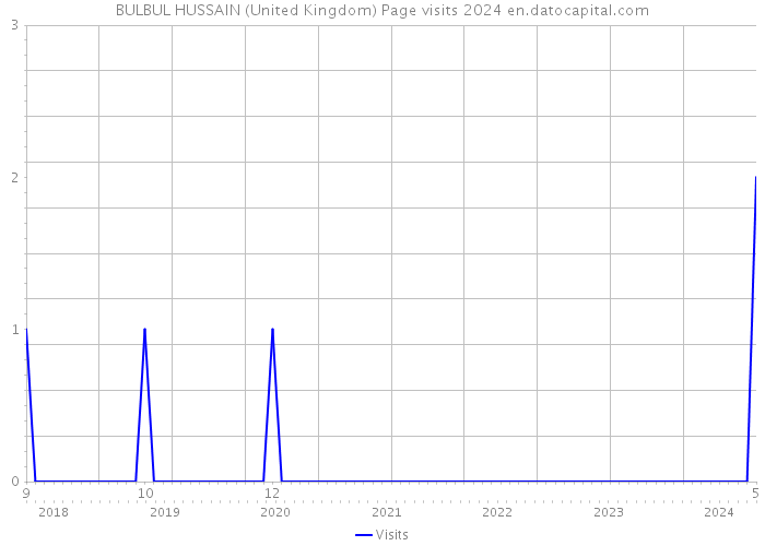 BULBUL HUSSAIN (United Kingdom) Page visits 2024 