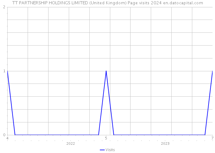 TT PARTNERSHIP HOLDINGS LIMITED (United Kingdom) Page visits 2024 