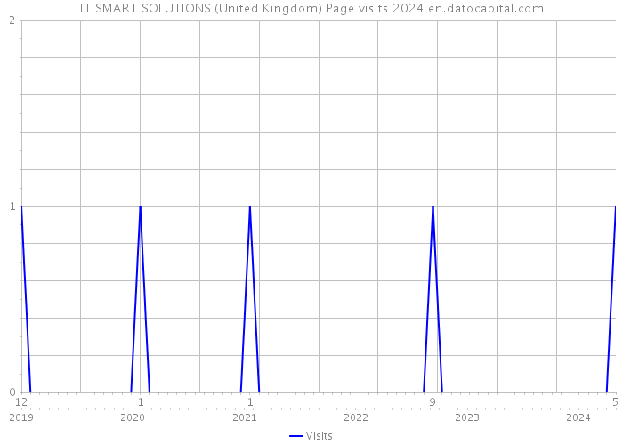 IT SMART SOLUTIONS (United Kingdom) Page visits 2024 