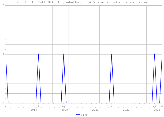 EXPERTS INTERNATIONAL LLP (United Kingdom) Page visits 2024 