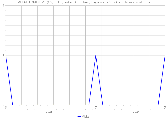 MH AUTOMOTIVE (GS) LTD (United Kingdom) Page visits 2024 